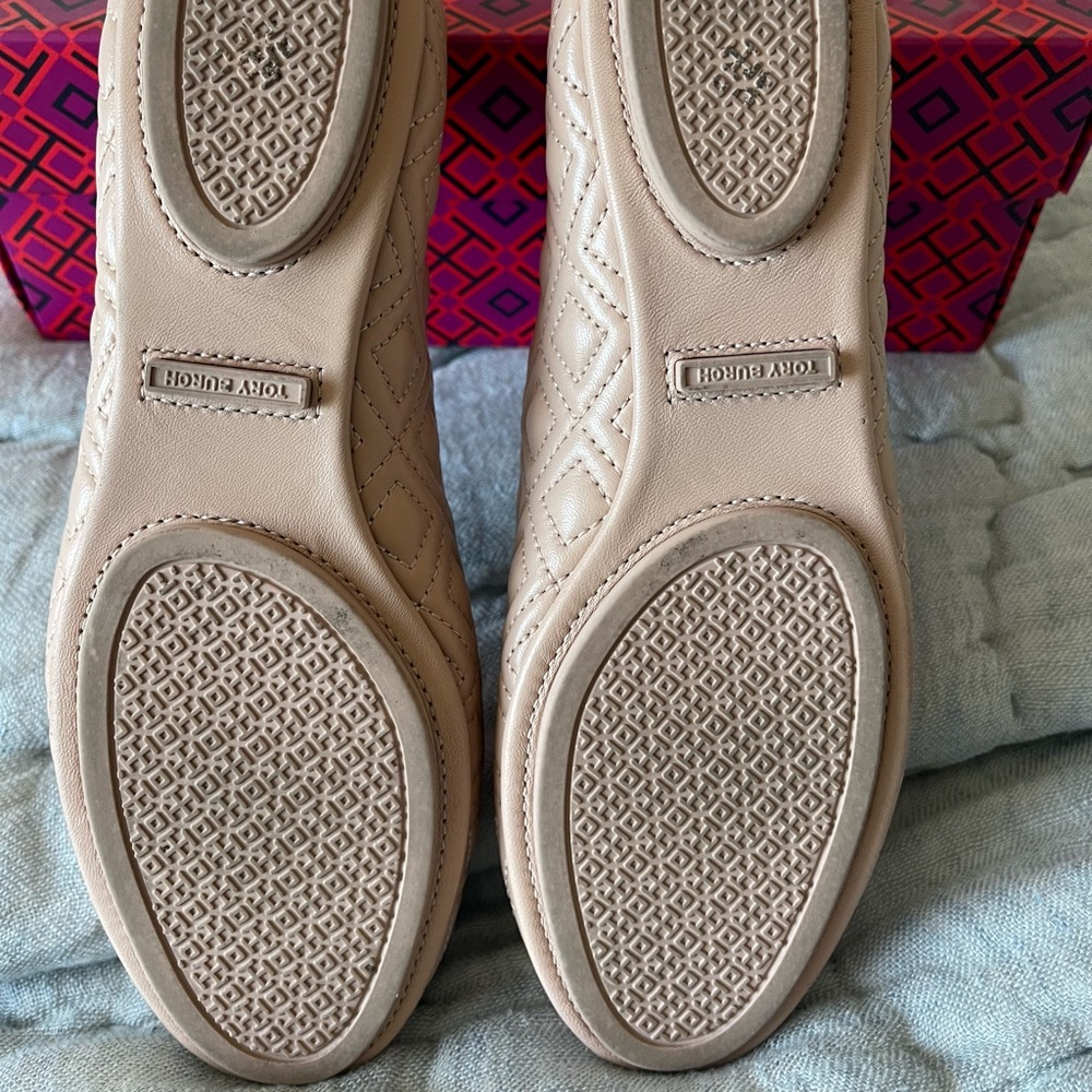 Tory Burch Minnie Quilted Travel Flats - Picture 2 of 5